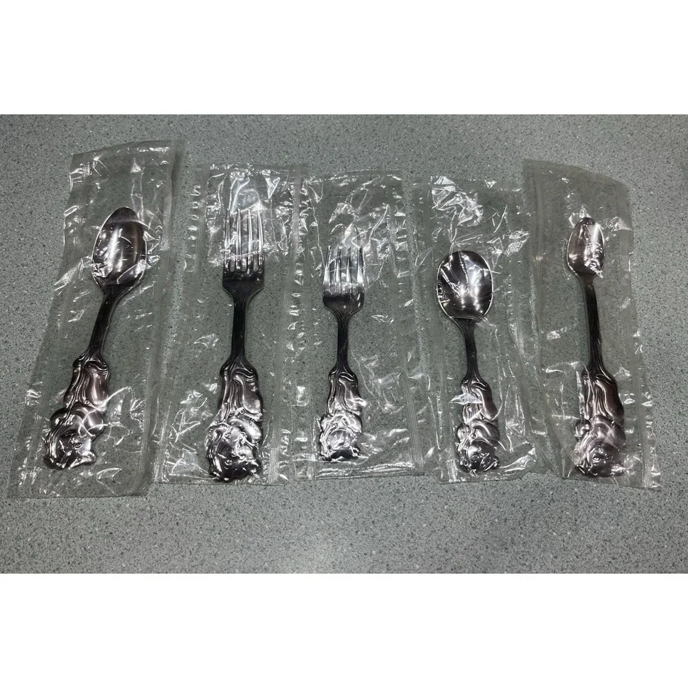 Oneida Community Sealed Bear Baby Flatware Set Stainless Infant Utensils Set